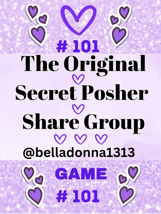 secret posher follow group Other - 10/10/2026 SAT ♥️ NO 101 ♥️ NOW PLAYING ♥️ PLEASE LIKE SHARE TAG THIS LISTING